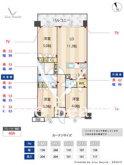 センチュリー尾山台ルミナス 306 【東京都尾山台駅】 の間取り図