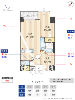 S-RESIDENCE大曽根bresa 1002 【愛知県大曽根駅】 の間取り図