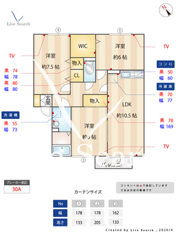コーポグランデ C201 【栃木県小山駅】 の間取り図