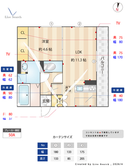 D-ROOM羅漢町  105 【群馬県高崎駅】 の間取り図