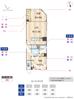  スタイリオ桜新町 401 【東京都桜新町駅】 の間取り図