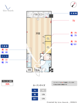 福岡高宮マンション 356 【福岡県平尾駅】 の間取り図