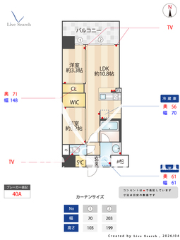 コンフォリア・リヴ東三国駅前ソルテラス 201 【大阪府大阪市御堂筋線東三国1番出口徒歩1分】 の間取り図