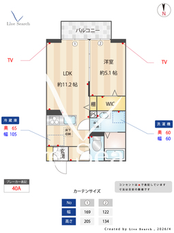 ノーブルラフィネ土呂町 105 【埼玉県 湘南新宿ライン宇都宮線横須賀線　土呂駅　徒歩4分】 の間取り図
