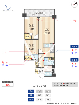 センチュリー尾山台ルミナス 502 【東京都尾山台駅】 の間取り図