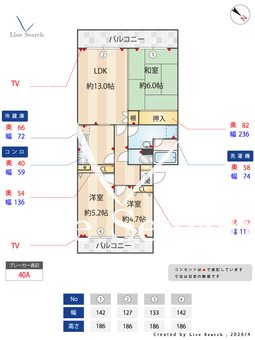 コートウィステリア 108 【千葉県八千代緑が丘駅】 の間取り図