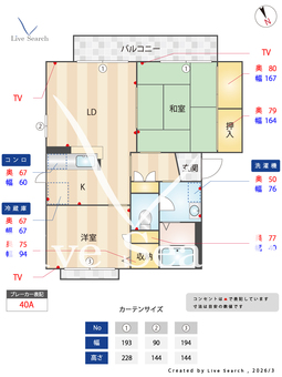 ソレイユ　北庄C 201 【大阪府北野田駅】 の間取り図