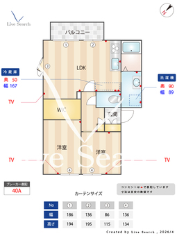 第二コスモハイツ 201 【滋賀県長浜駅】 の間取り図