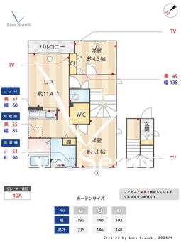 シャーメゾン･M　A 201 【茨城県内原駅】 の間取り図