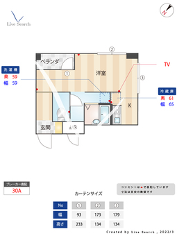 ヤグラモンBLD 302 【福岡県地下鉄空港線　祇園駅】 の間取り図
