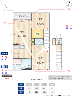 モンクゥール 201 【群馬県前橋大島駅】 の間取り図