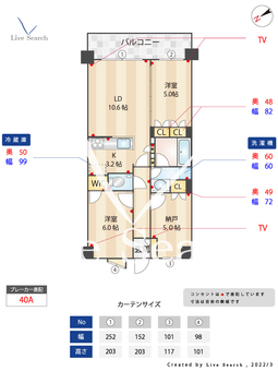 センチュリー尾山台ルミナス 403 【東京都尾山台駅】 の間取り図