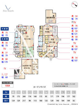 中野貸家  【東京都多摩川駅】 の間取り図