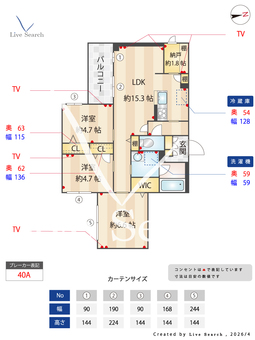 セントリビエ 302 【東京都上板橋駅】 の間取り図