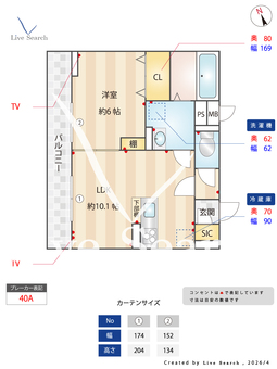 Chateau Avenir　調布  302 【東京都布田駅】 の間取り図