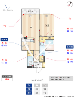 ベル　タレイア 102 【兵庫県阪急電鉄阪急伊丹線 伊丹駅】 の間取り図
