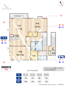 プレフェリートC 201 【栃木県江曽島】 の間取り図