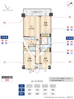 センチュリー尾山台ルミナス 303 【東京都尾山台駅】 の間取り図