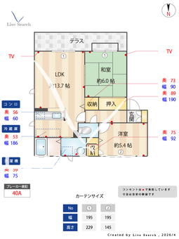 ラフィナートBC C105 【奈良県二階堂】 の間取り図