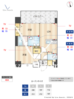 CASA EST CORTA 704 【東京都湯島】 の間取り図