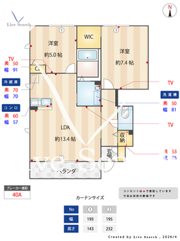 シャーメゾン紀水Ⅲ 108 【和歌山県和歌山駅】 の間取り図