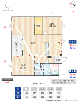 御崎北ビル 1004 【兵庫県和田岬駅】 の間取り図