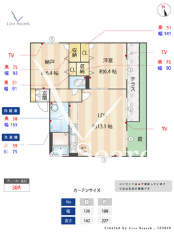 アベニューケイ 102 【大阪府樟葉駅】 の間取り図