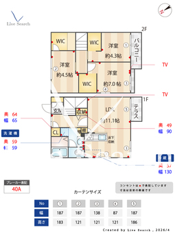 ビューテラス 102 【神奈川県小机駅】 の間取り図