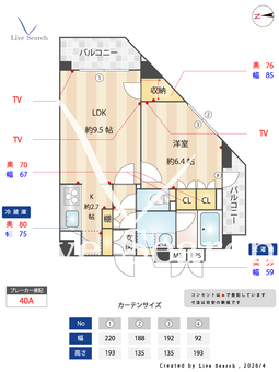 レジデンス新蒲田スクエア 606 【東京都蓮沼】 の間取り図