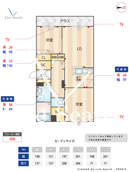 Shamaison　La．KIA 102 【大阪府若江岩田】 の間取り図