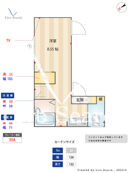 カザール池袋 302 【東京都北池袋駅】 の間取り図