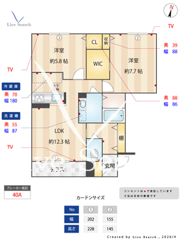 ファミール新家 105 【大阪府豊川駅】 の間取り図