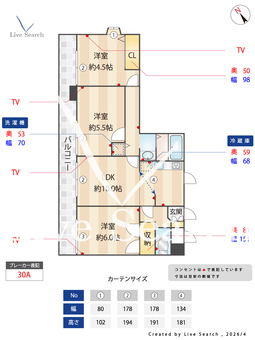 ベルトピア馬橋 501 【千葉県馬橋駅】 の間取り図