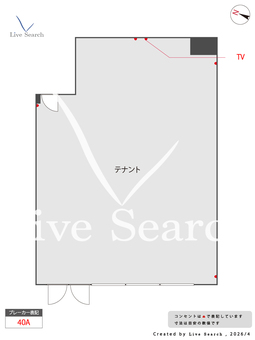 ボスコ薬院 1F 【福岡県薬院大通駅】 の間取り図
