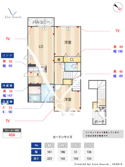 ラヴィータ 201 【滋賀県彦根駅】 の間取り図