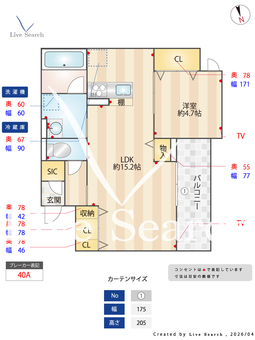 D-Imparable 305 【栃木県宇都宮芳賀ライト線　東宿郷駅】 の間取り図