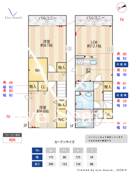 アザレアYガーデン A 【東京都西荻窪】 の間取り図