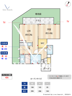 リバーシャトーなかもず 101 【大阪府なかもず駅】 の間取り図