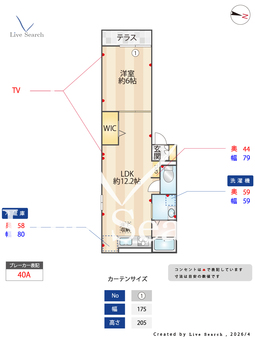 D-room M 101 【東京都田無駅】 の間取り図