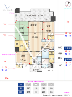 馬事公苑ヒミコマンション 301 【東京都用賀駅】 の間取り図