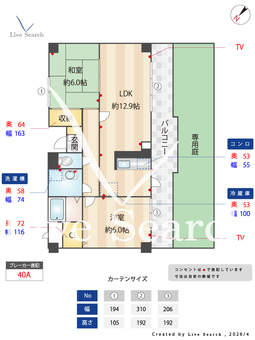 クレールアイケー 101 【大阪府久米田駅】 の間取り図
