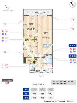 ルージェ前原Ⅱ 201 【千葉県前原】 の間取り図