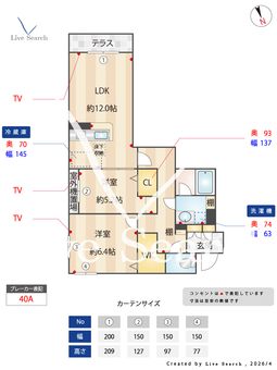 グランディール　ウェスト 0106 【大阪府南海電鉄南海本線 七道駅】 の間取り図