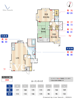 狭山市水野戸建 1 【埼玉県武蔵藤沢駅】 の間取り図