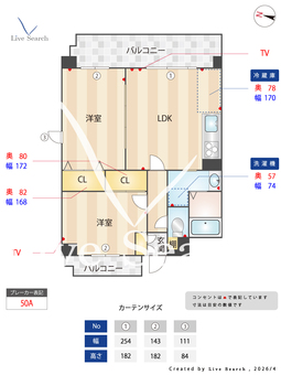 メゾンパンデュール 401 【大阪府三国駅】 の間取り図