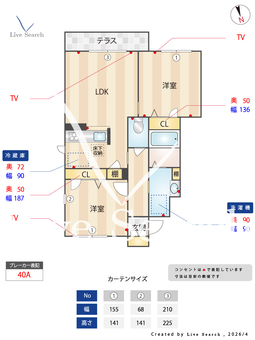 ブルームステージ狭山 101 【大阪府狭山駅】 の間取り図
