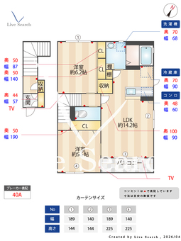 ヴィーブル　B 201 【茨城県常陸大宮駅】 の間取り図