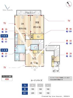 グリーンルーフ 203 【大阪府忠岡駅】 の間取り図