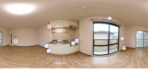 フレグランス久米田A 202 【大阪府久米田駅】 の間取り図