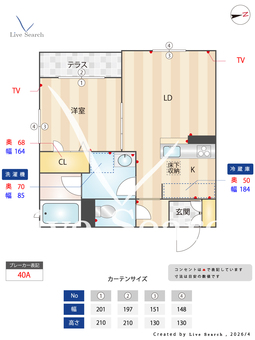 クロワーゼ新大阪 105 【大阪府三国駅】 の間取り図